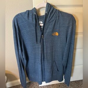 North face zip up hoodie
